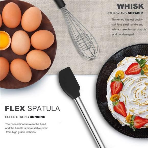 Kitchen Utensil Set-Silicone Cooking Utensils-33 Kitchen Gadgets & Spoons - Picture 4 of 7